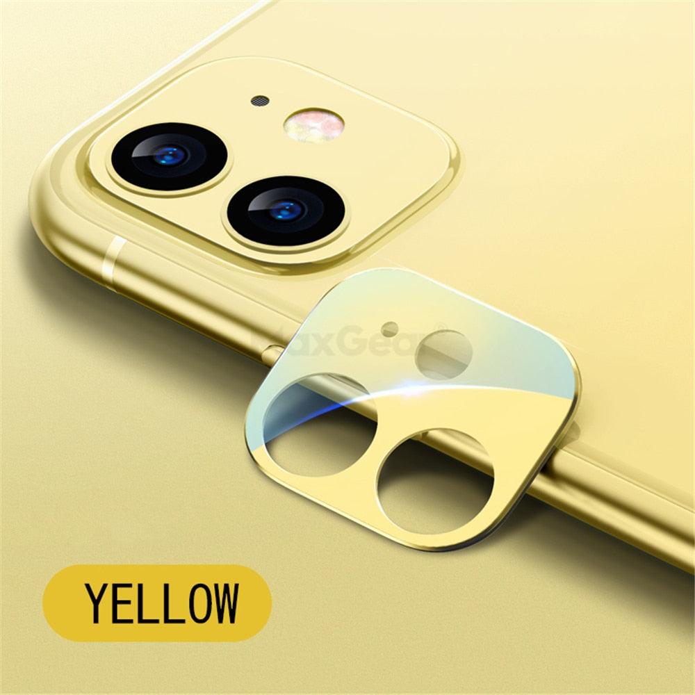 Protector de Lente de Cámara de Vidrio Templado para iPhone 12 y 11 Series