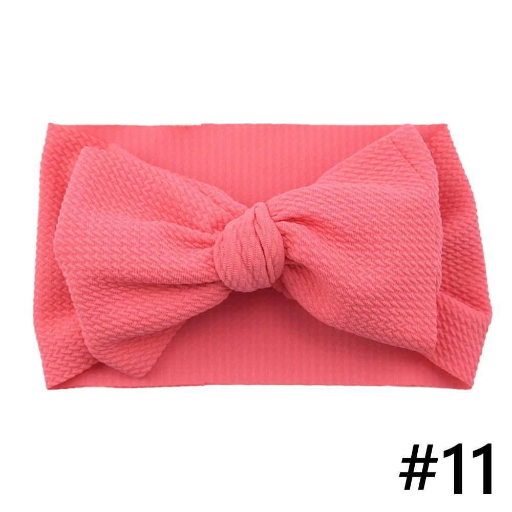 Diadema Grande con Lazo para Niñas - Accesorio de Cabello Ajustable