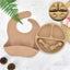Ensemble de Assiette en Silicone pour Bébé Premium pour une Alimentation Sûre