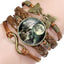 Classic Retro Wolf Head Leather Bracelet for Men & Women