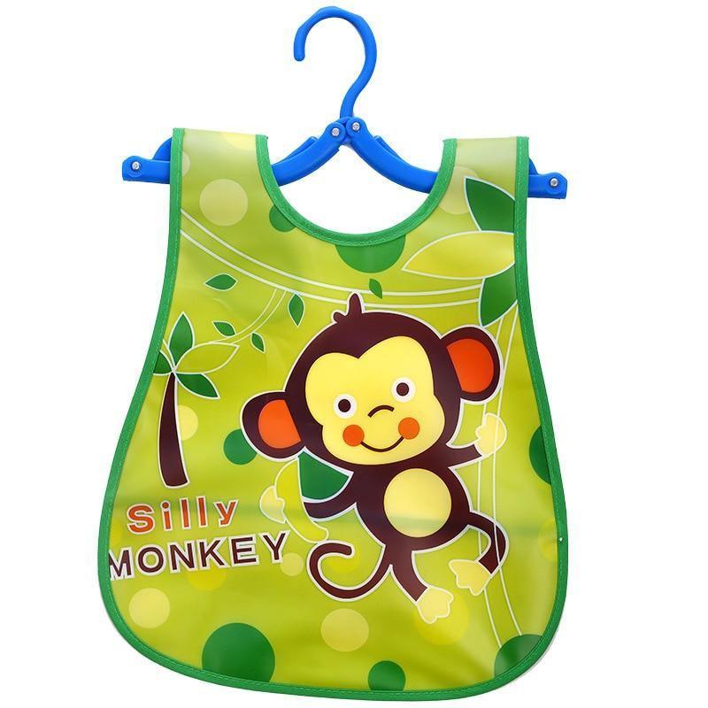 Bavoirs en Cartoon Ajustables pour Bébé - Tissu Imperméable