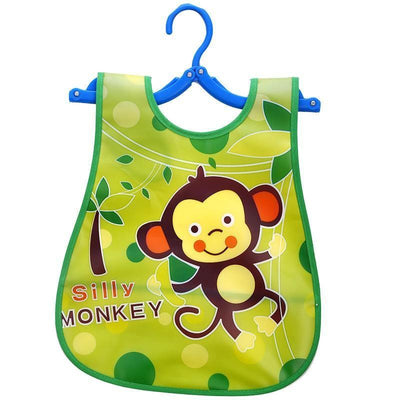 Adjustable Cartoon Baby Bibs - Waterproof Feeding Cloth