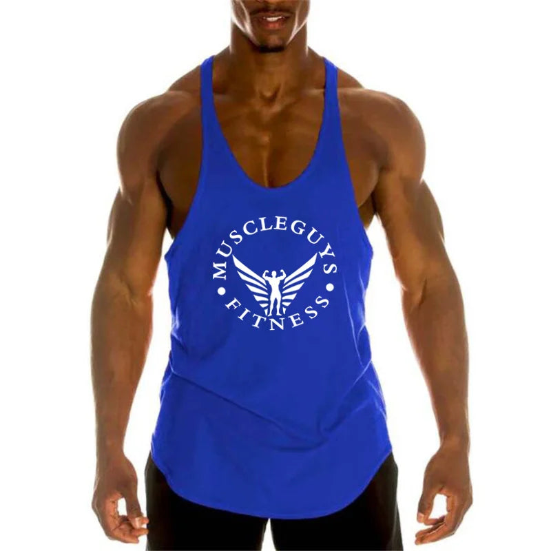 FlexFit Men's Muscle Gym Tank - Premium Sleeveless Sportswear