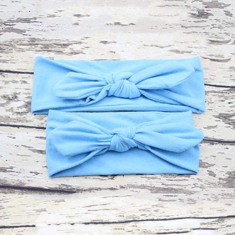 Modern Mother & Daughter Rabbit Ears Bow Hair Bands
