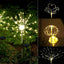 Modern Luxury LED Solar Garden Lamp - Tree Fireworks Design