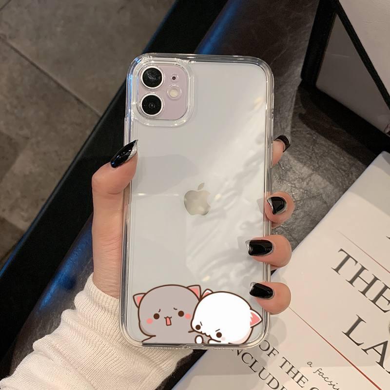 Colorful Cat Phone Case for iPhone 11, 12, 13 Series