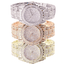 Montre Quartz Ronde de Luxe pour Femmes - Design Élégant en Or et Argent