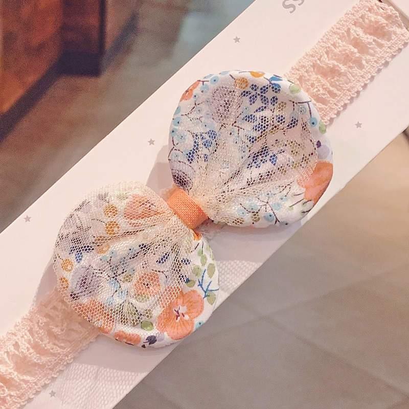 Elegant Handmade Baby Girl Hair Band with Rhinestone Crown - Perfect for Infants - Korvel