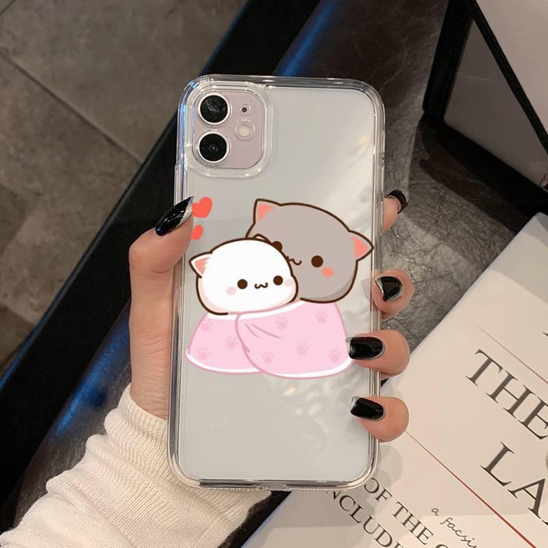 Colorful Cat Phone Case for iPhone 11, 12, 13 Series