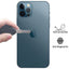 Protecteur d'écran arrière en fibre de carbone pour iPhone