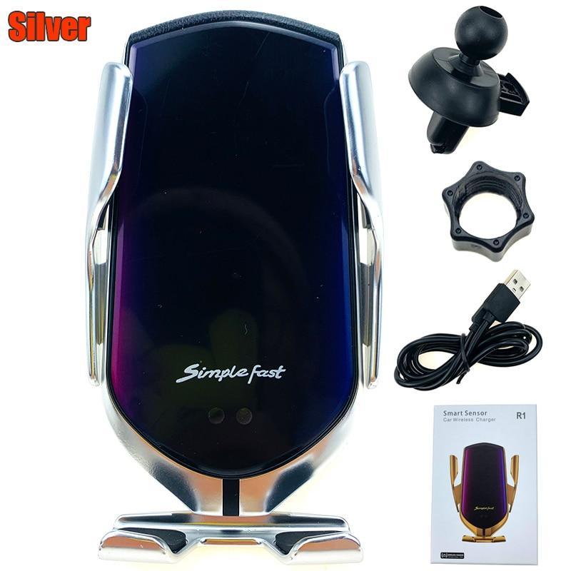 Luxury Automatic Wireless Car Charger with Infrared Induction