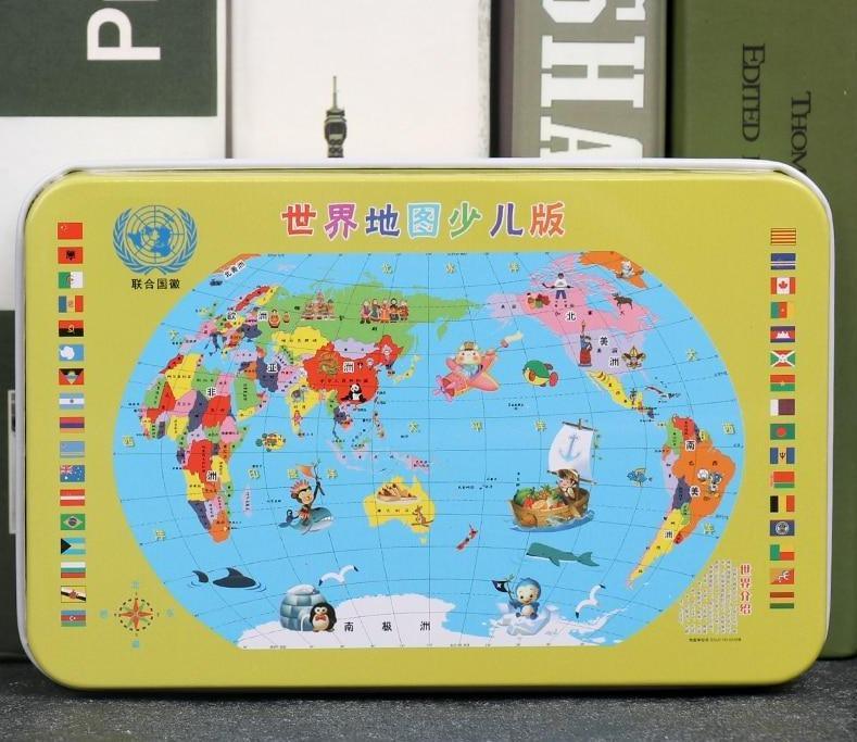 Puzzle en bois cartoon d'animaux de 60 pièces pour enfants