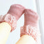 Calcetines para Niña con Lazos de Encaje y Flores