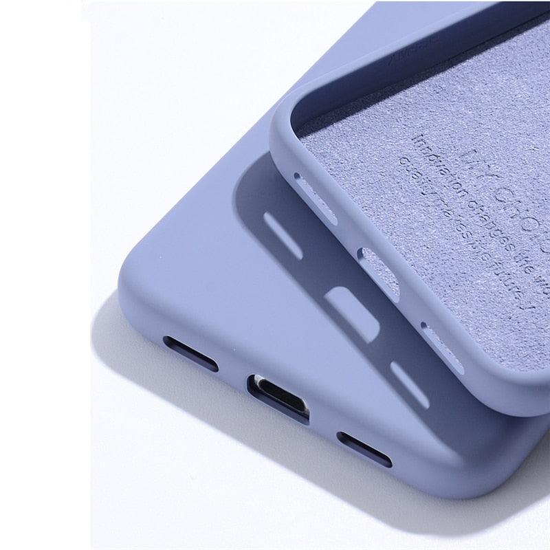 Funda de Protección Completa de Tacto Suave para iPhone