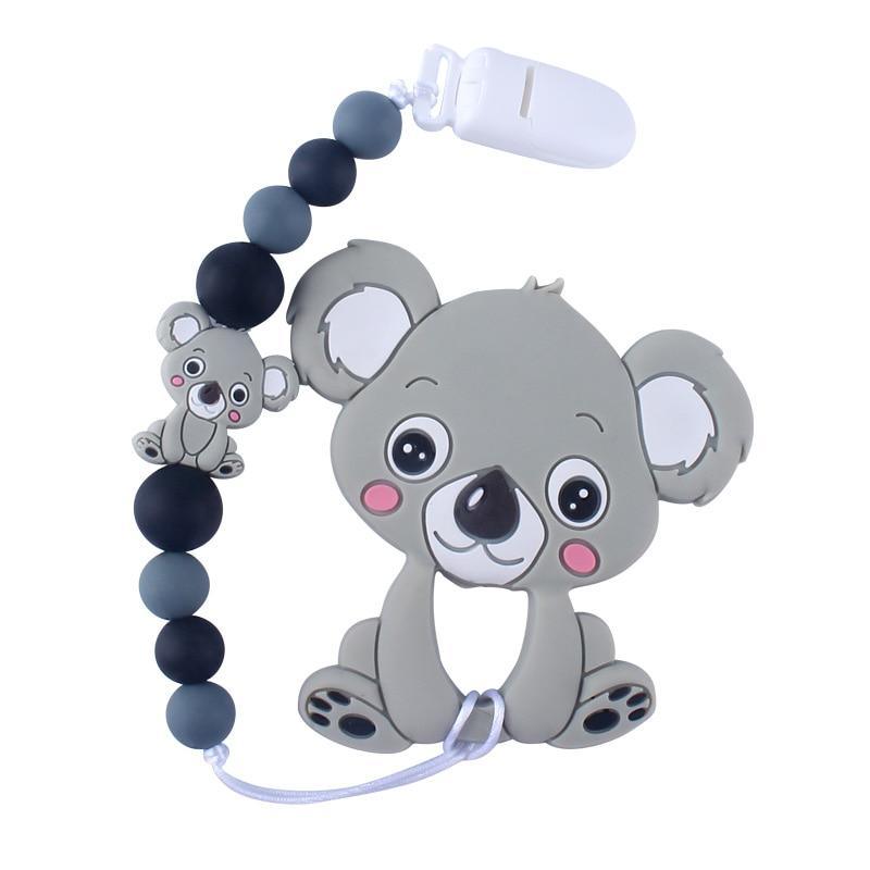 Baby Silicone Koala Panda Teether Toy - Unique Comfort Design