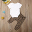 Cartoon Animals Print Short Sleeve Romper for Babies