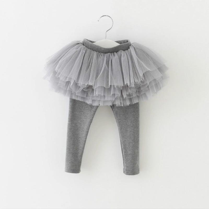 Modern Baby Girls Leggings with Skirt - Comfortable Fall Pants
