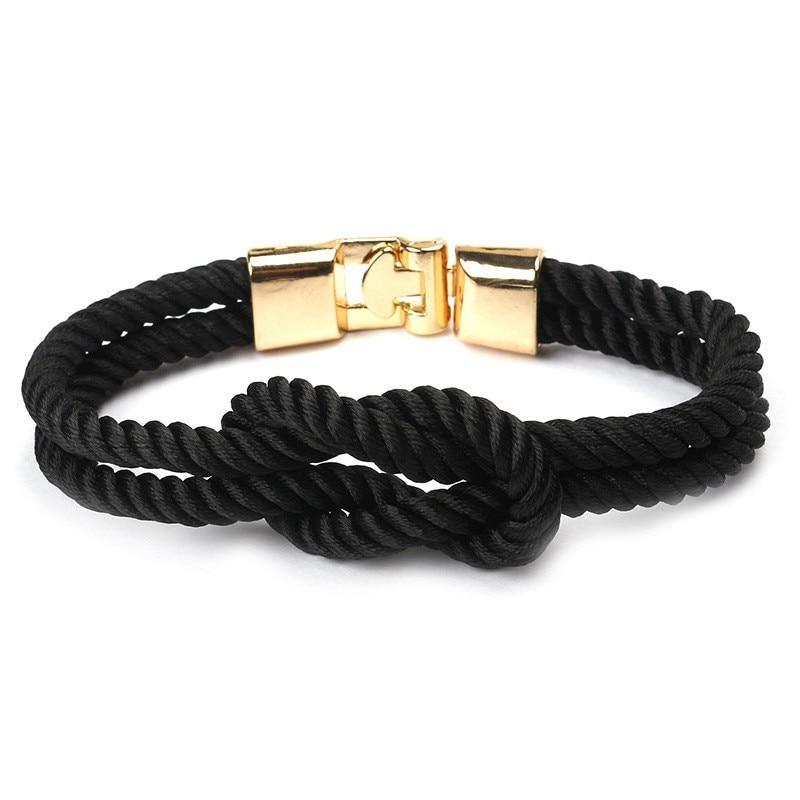 Bracelet en Nylon Tressé Multicouche Moderne et Élégant