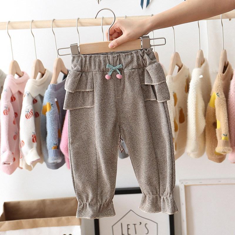 Pantalons à volants décontractés élégants pour bébés filles