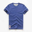 Camiseta Clásica de Algodón para Hombre con Cuello Redondo Sólido