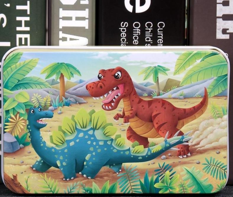 Puzzle en bois cartoon d'animaux de 60 pièces pour enfants