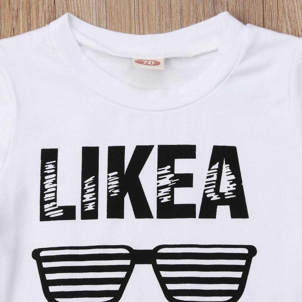 Ensemble de vêtements pour bébé Hip Hop avec imprimé lettres pour garçons