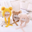 Handmade Modern Trend Winter Knitted Baby Hat with Double Pompoms