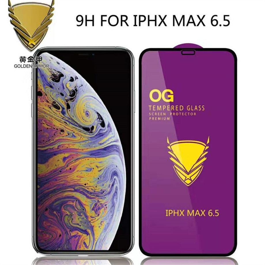 Protector de Pantalla de Vidrio Templado de 3 Piezas para Modelos de iPhone