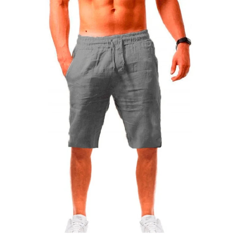 BreezeFit Pantalones Cortos de Lino para Hombre: Frescos, Elegantes, Versátiles