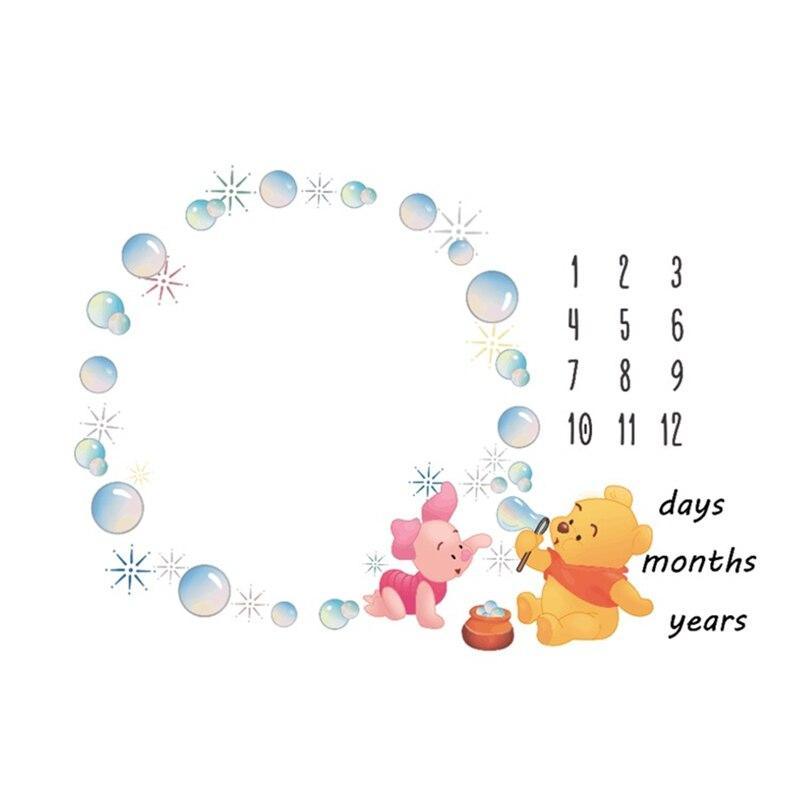 Adorable Cartoon-Themed Baby Milestone Blanket and Play Mat - Korvel