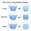 Premium Reusable Bamboo Charcoal Cloth Diaper Set
