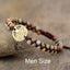 Luxury Handmade Tree Charm Bracelet - African Jasper Braided Design