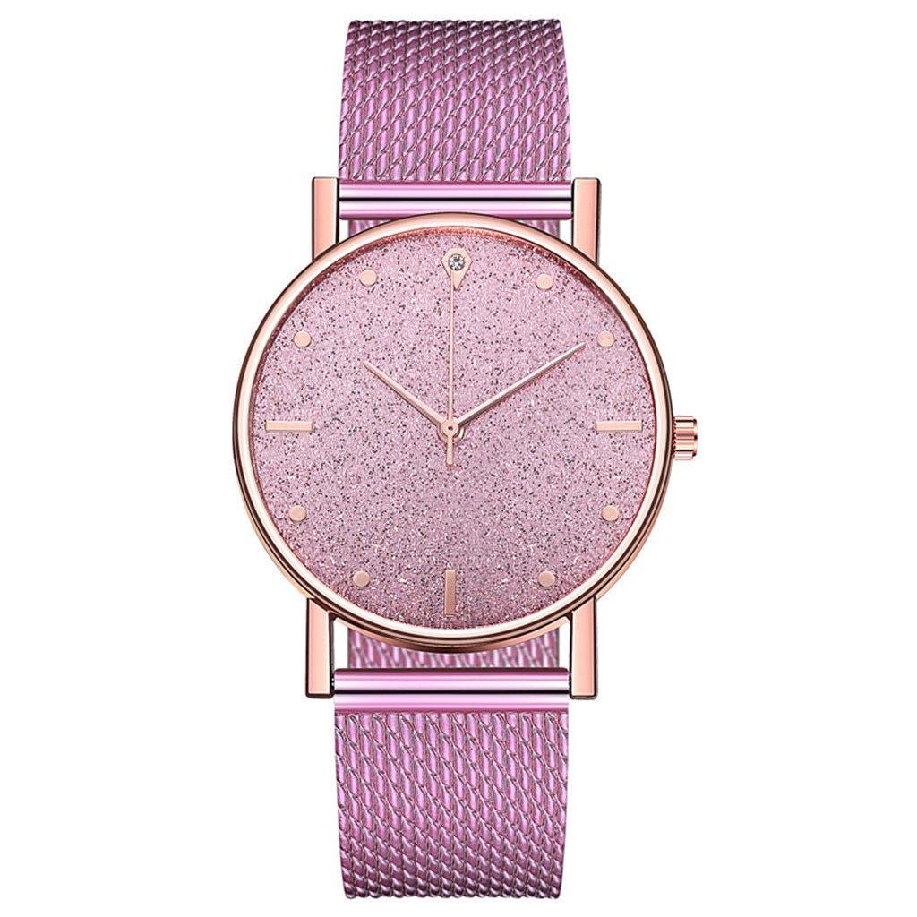 Cusual Ladies Watch with Starry Sky Dial - Fashion Quartz Wristwatch