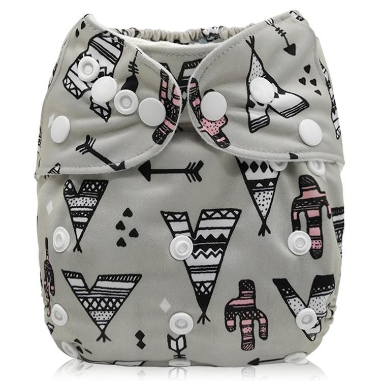 Elegante Pañal de Tela Pocket Impreso para Bebés Modrn
