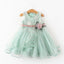 Luxury Modern Flower Newborn Baby Dress