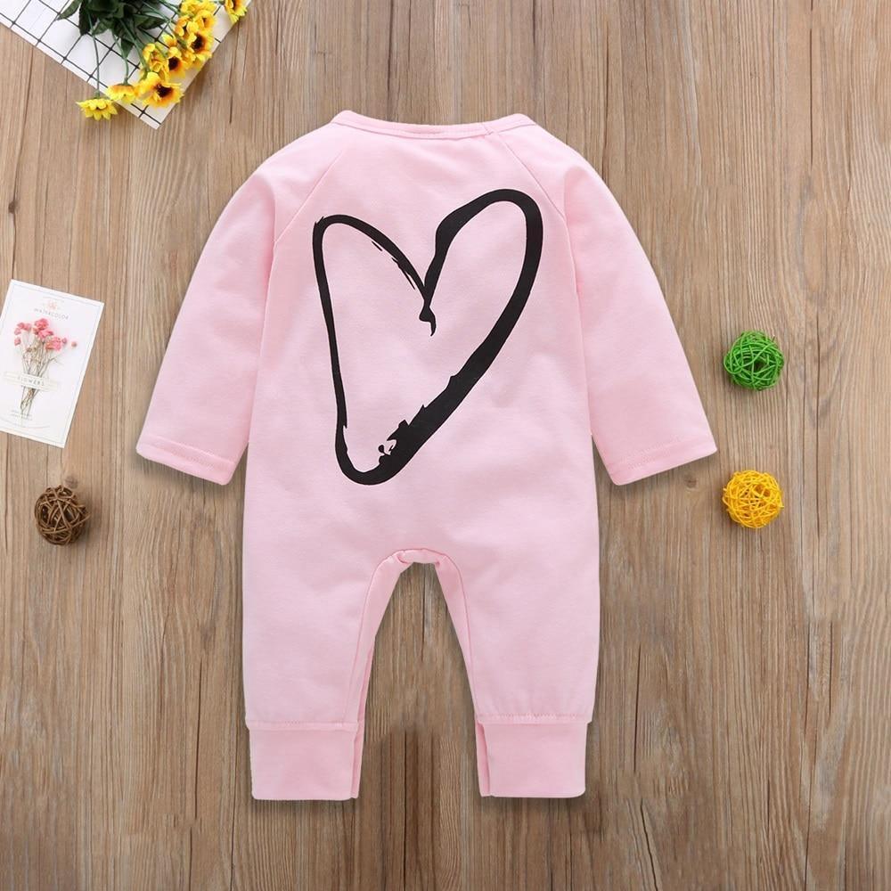 Floral Dinosaur Car Printed Baby Romper - Long Sleeve