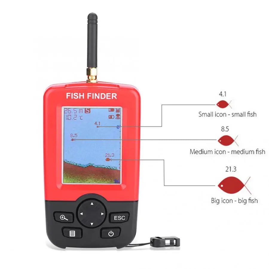 Smart Depth Fish Finder with Wireless Sonar Sensor