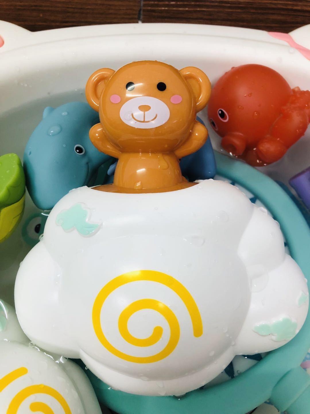 Juguete de baño interactivo de pingüino para niños - Divertido rociador de agua