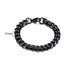 Men's Gold Tone Curb Link Bracelet - Stainless Steel Elegance