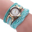 Montre Bracelet en Rhinestones pour Femmes en Quartz Doré Élégant