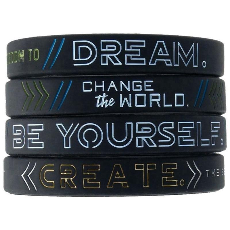 Bracelet en silicone Motivation - Bracelet unique pour hommes