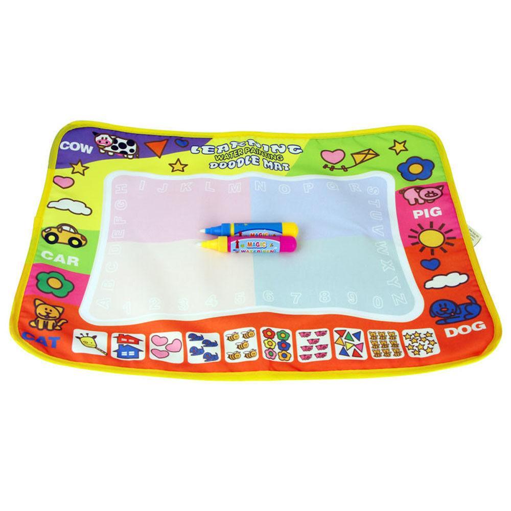 Tapis de Dessin à l'Eau Éducatif pour Enfants - 45,5 x 29 cm
