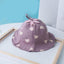 Charming Cotton Bucket Hat for Babies - Cartoon Bear Design