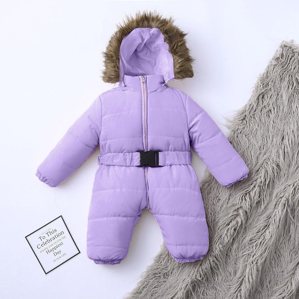 Premium Hooded Snowsuit for Infants - Warm & Stylish