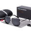 Lunettes de soleil carrées polarisées de luxe avec protection UV400