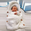 Premium Knitted Baby Swaddle Blanket for Comfort and Warmth