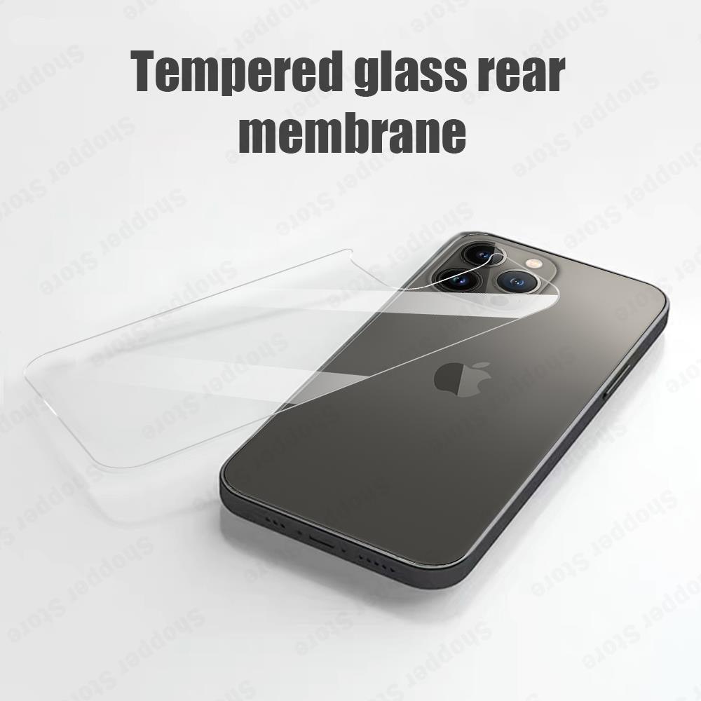 Protector de Espalda de Vidrio Templado Premium para Modelos de iPhone