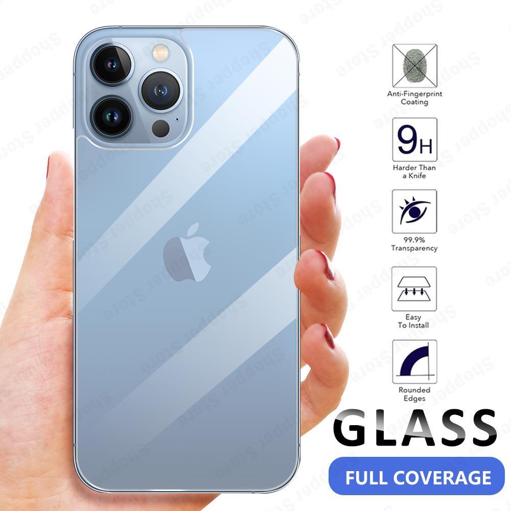 Protector de Espalda de Vidrio Templado Premium para Modelos de iPhone