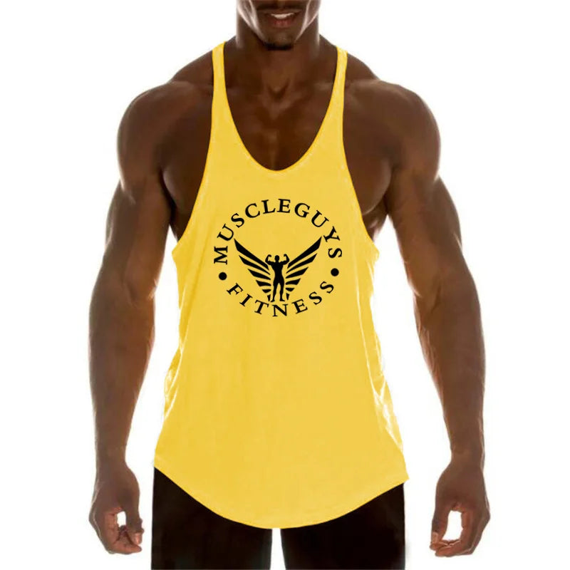 FlexFit Men's Muscle Gym Tank - Premium Sleeveless Sportswear