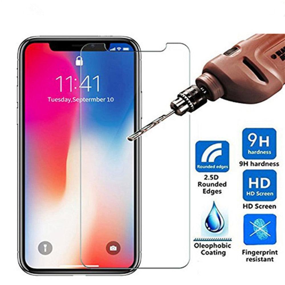 Premium Tempered Glass Screen Protectors for iPhone - 3 Pack